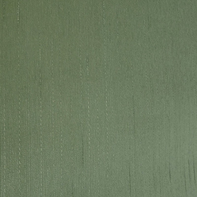 Olive green vertical silk natural thread fabric wallpaper modern wallcoverings gallery