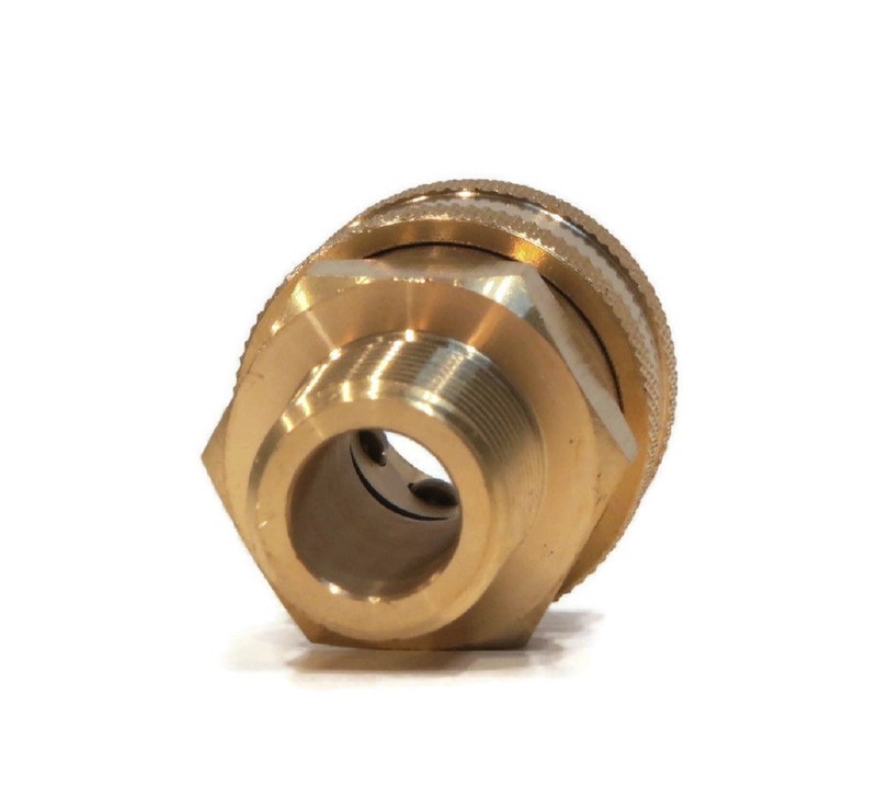 3/8" MPT Brass Quick Connect Coupler for Power Pressure Washer Water Pump Socket gallery