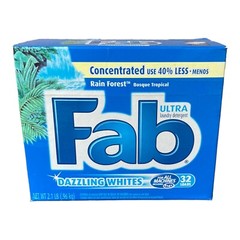Fab Rain Forest Laundry Detergent 32 Loads Discontinued