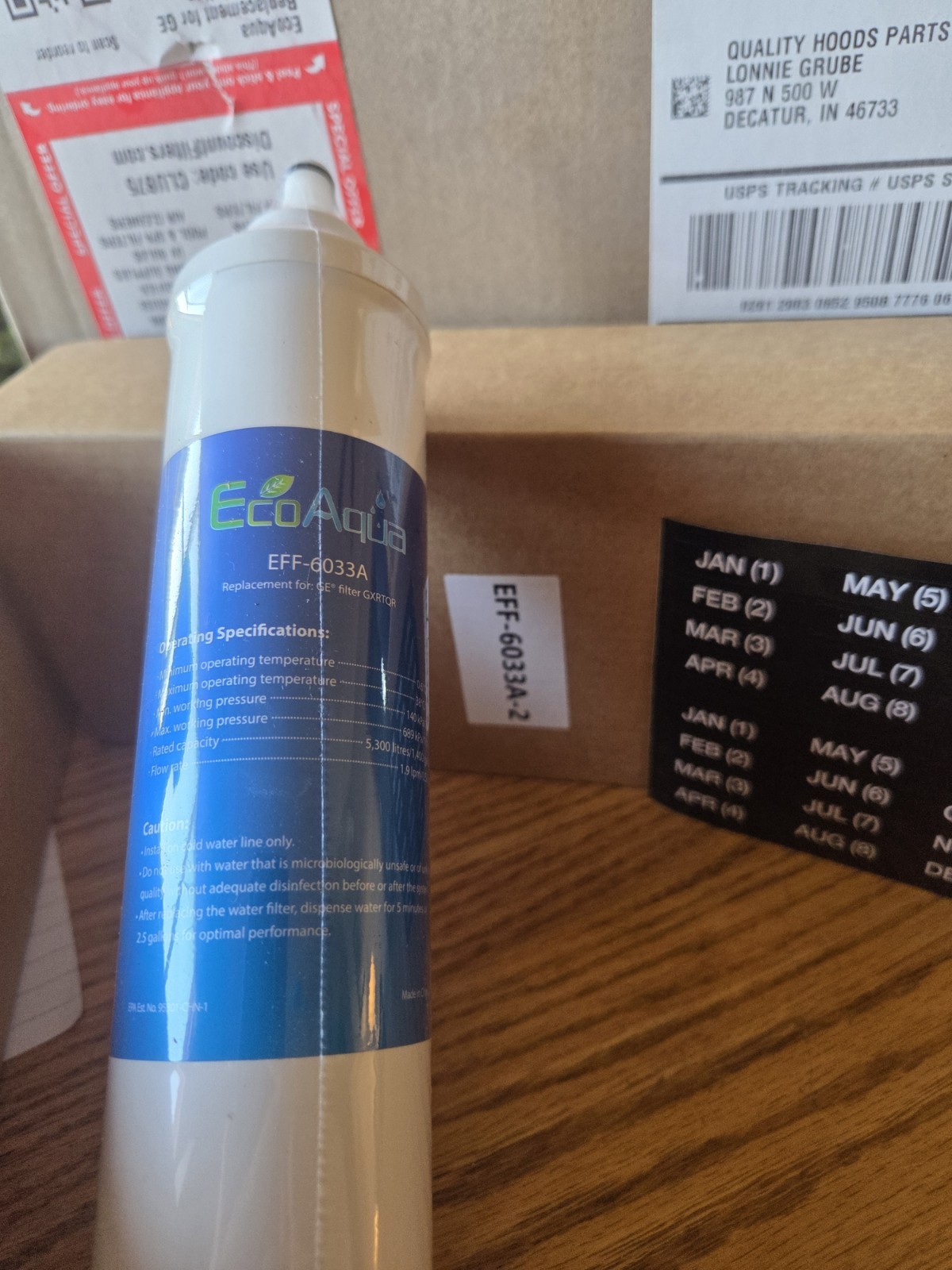 ECO Aqua Water Filter EFF-0633A Inline Filters gallery
