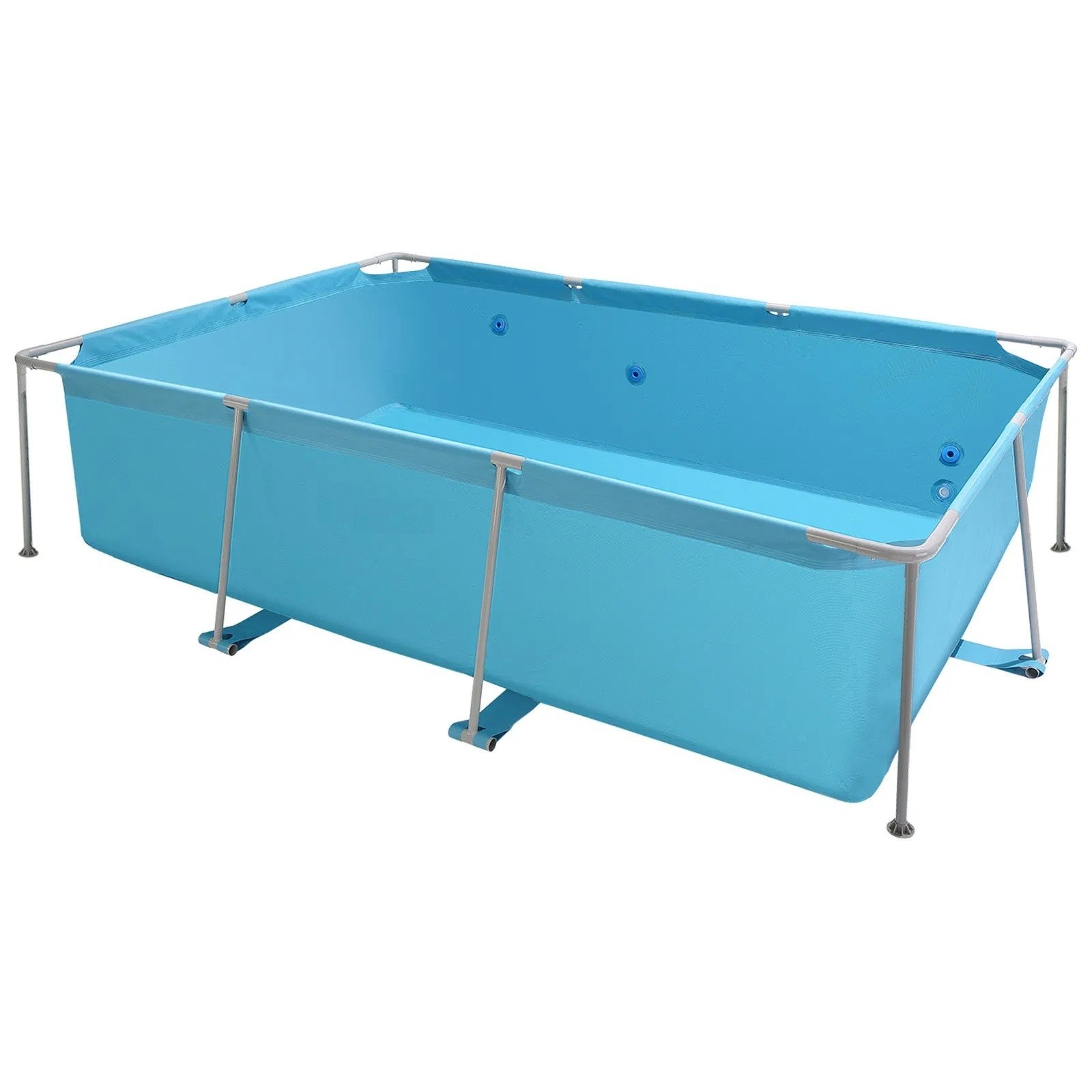 Frame Above Ground Swimming Pool, 118 x 78 x 30 in Rectangular Steel Metal Frame gallery