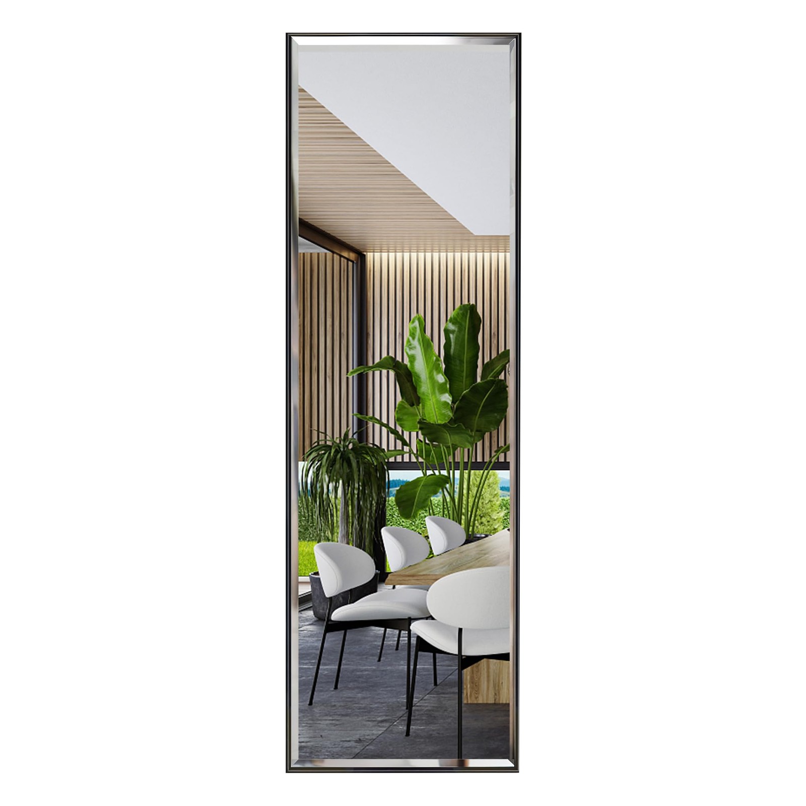PETAFLOP 14x48 Inch Full Length Mirror Wall Mounted, Large Body Door Mirror with gallery