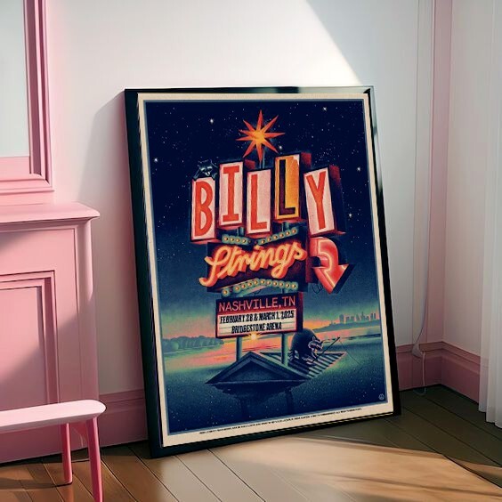 Billy Feb 28 & Mar 1 2025 Bridgestone Arena Nashville TN Poster gallery