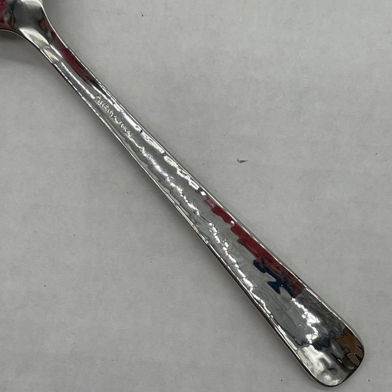 Oneida Silver Martele Teaspoon 6-1/8", Deluxe Stainless Hammered Glossy Spoon gallery