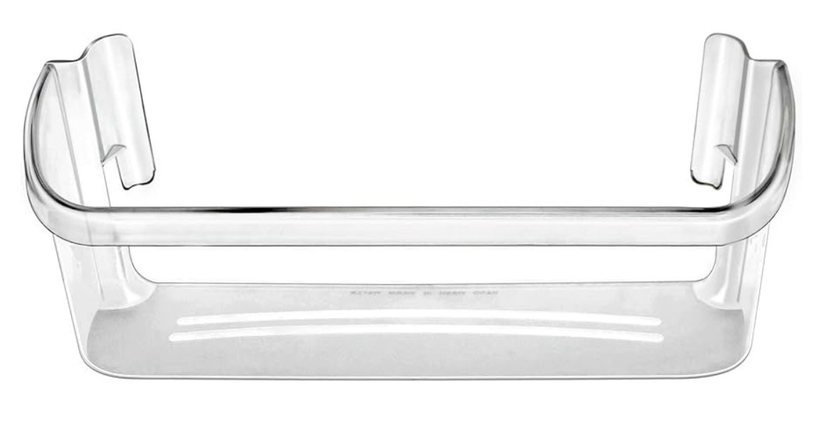 Door Bin Shelf Clear Compatible with Frigidaire Refrigerator 240323002 240323001 gallery