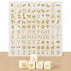 Stencil Set for Baby Shower Blocks - 100 Reusable Letter, Number & Icon Stenc... gallery