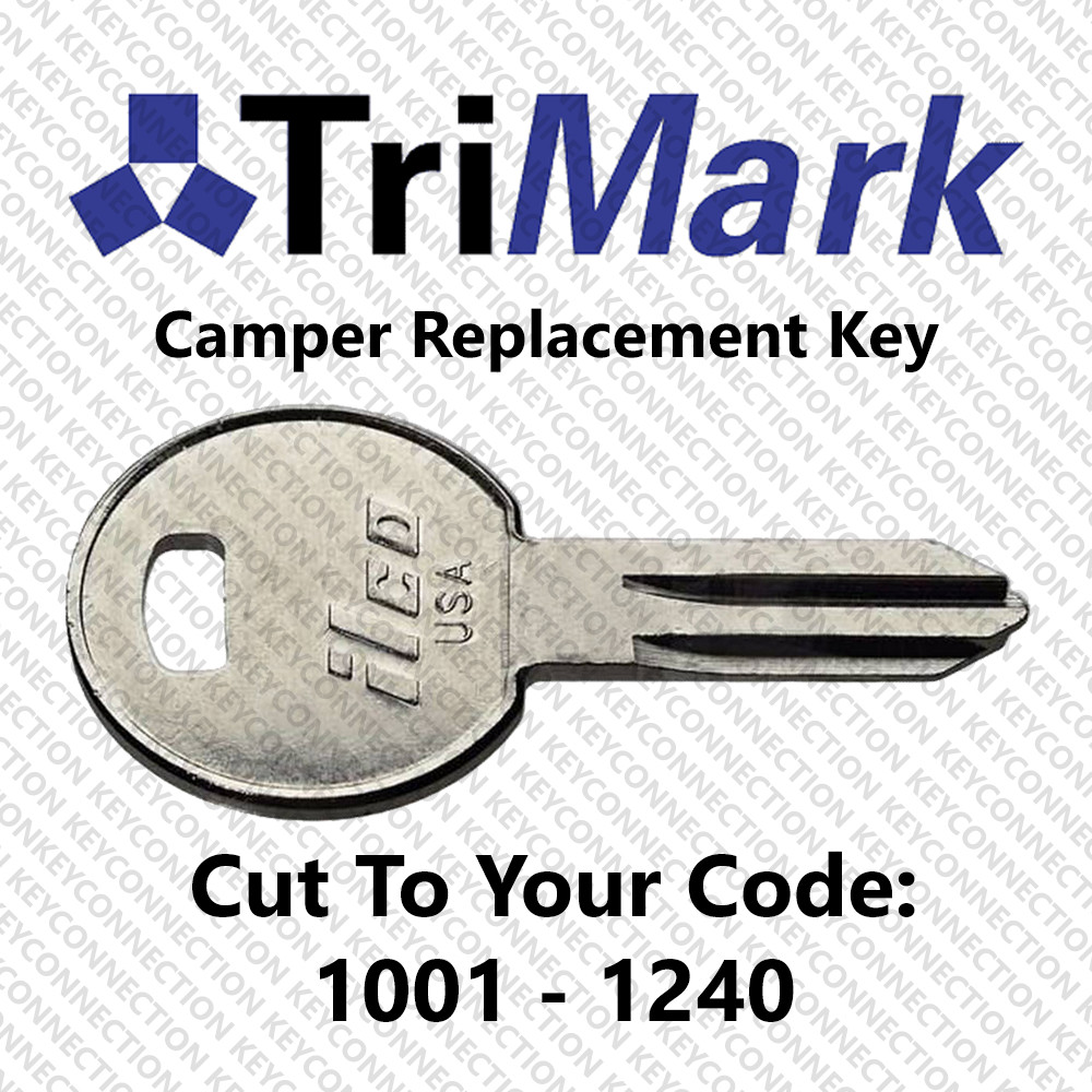 Trimark Camper Replacement Key Cut to Your Code 1001 - 1240 gallery