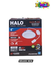 HALO QuickLink, 4 in. Selectable CCT 2700-5000K, 600 Lumens, Recessed Canless