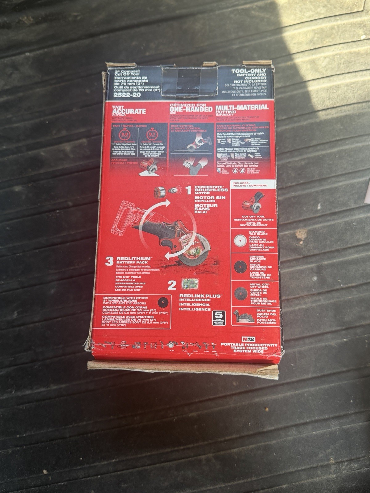 Milwaukee 2522-20 M12 FUEL 3" Compact Cut Off Tool – 12V Cordless | Bare Tool gallery