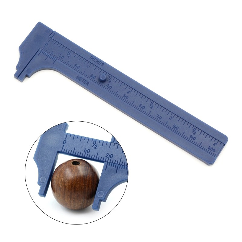 Small 0-100mm Mini Vernier Calipers Gauges Measurement Tool Double Scale Rulers gallery