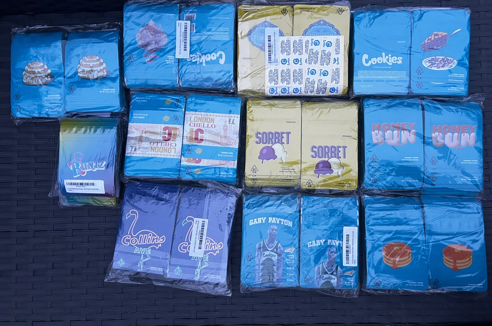 100pcs Resealable Smell-proof Plastic Bags Window Zipper Lock Thick Pouch 7x10cm gallery