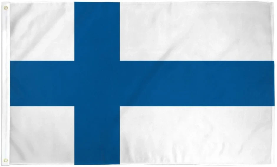 Finland 2x3ft Poly Flag International Finland Finish Country National Flag gallery