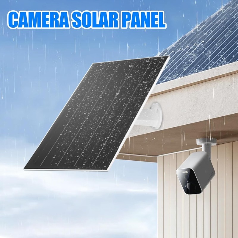 Solar Panel for Ring Spotlight Camera/Stick Up Cam Battery Charger 8W 5V Output gallery