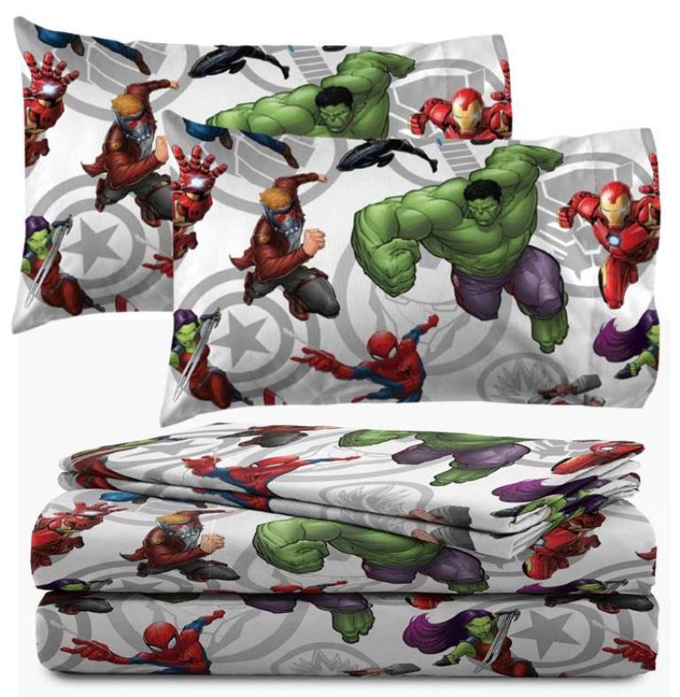 Marvel Avengers "Superheroes" Kids Microfiber Sheet Set - W9062389645 gallery