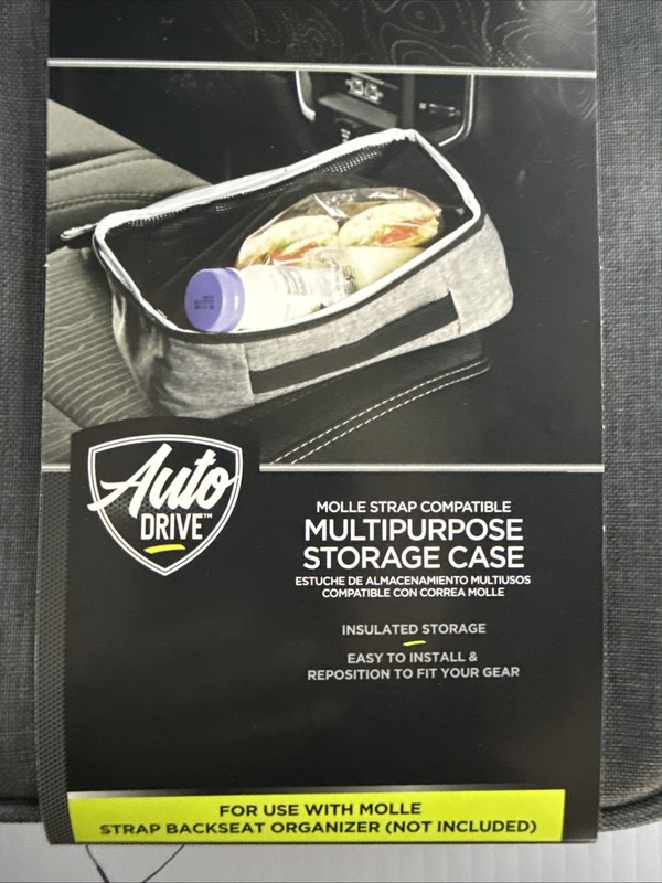 Auto Drive Multipurpose Storage Case/Lunch Bag Molle Strap NEW! gallery