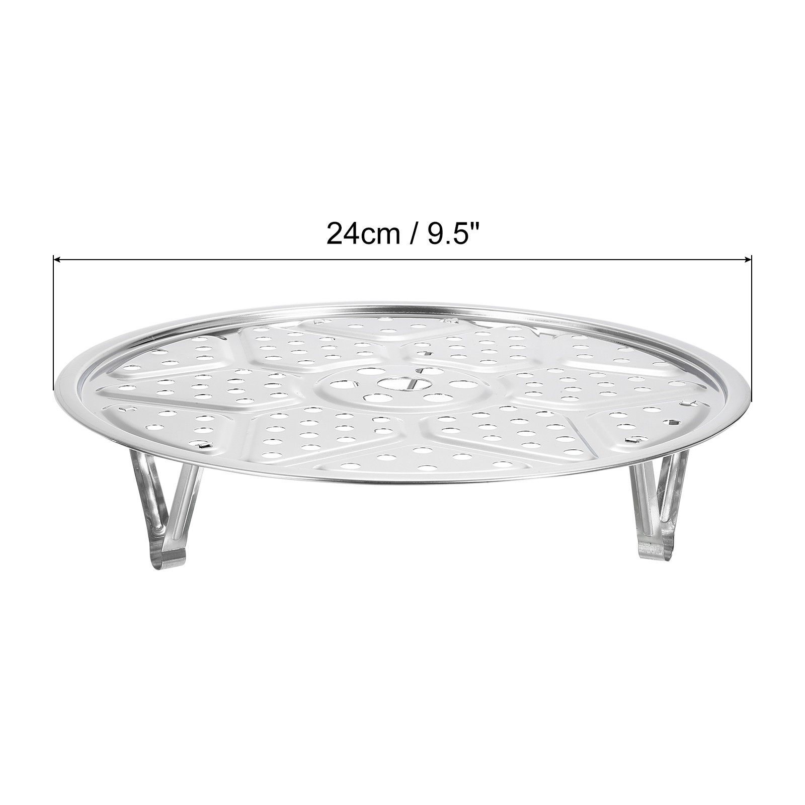 Stainless Steel Steamer Rack 9.5" Insert Stock Pot Steaming Tray gallery