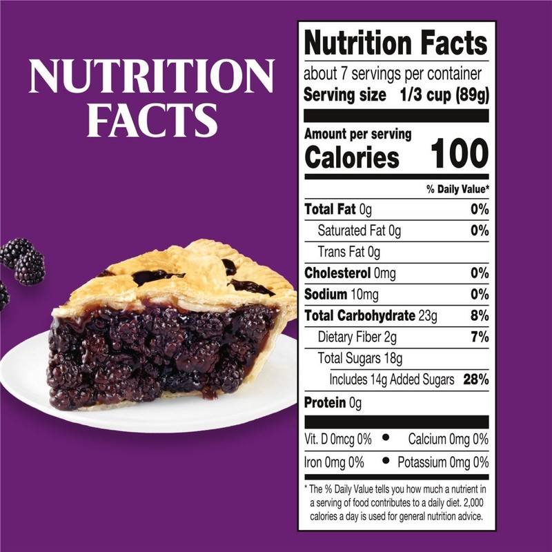 (3 pack) Comstock More Fruit, Blackberry Pie Filling and Topping gallery