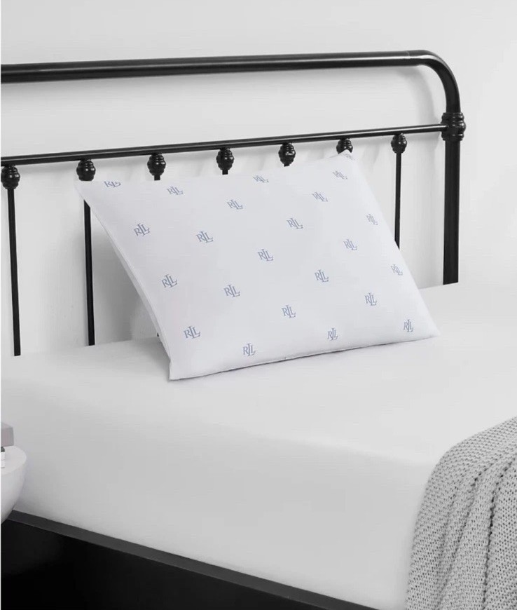 Lauren Ralph Lauren Logo Extra Firm Density Down Alternative Pillow, Standard gallery