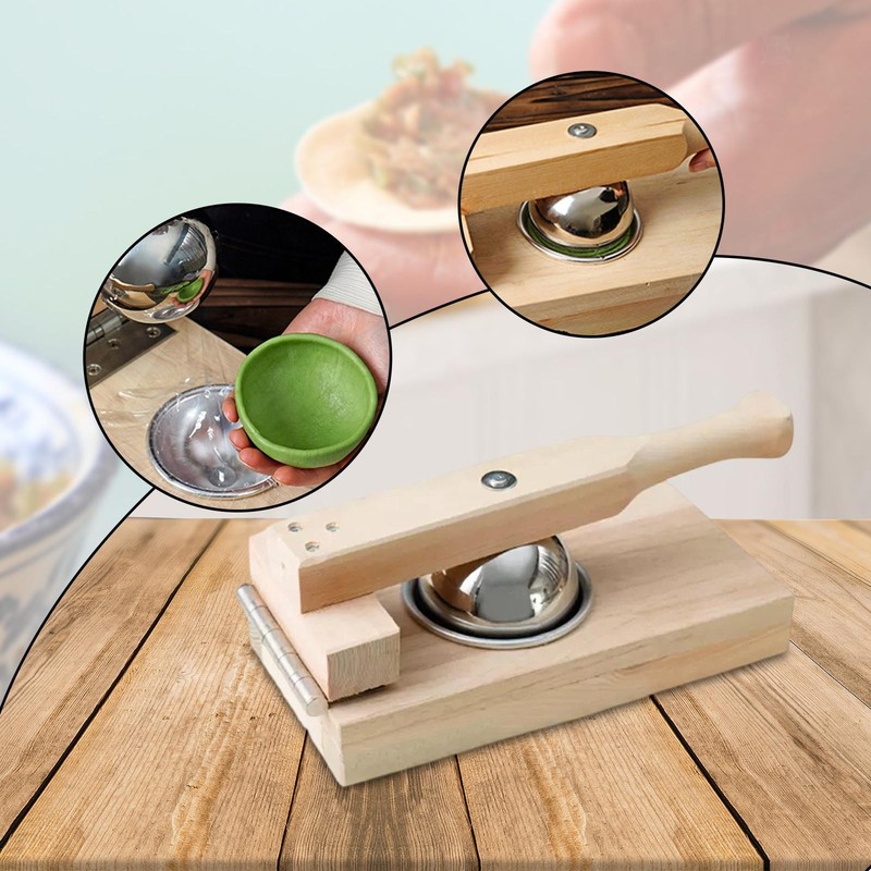 Dumpling Wrapper Maker Home Kitchen Gadget for Banh Bao Bun Qingming Event gallery