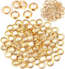 100 Sets Copper Grommets Eyelets, Gold 3/8-Inch 3/8" Grommet Solid Brass Metal E gallery