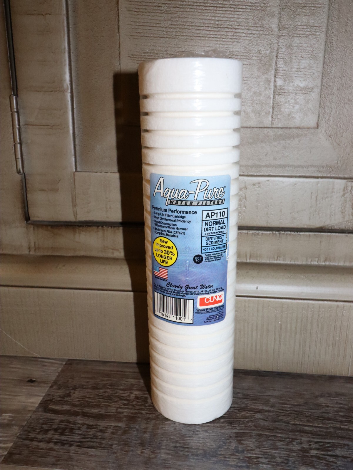 Aqua Pure AP110 - 5 Micron Replacement Water Filter Cartridge Hot & Cold Water gallery
