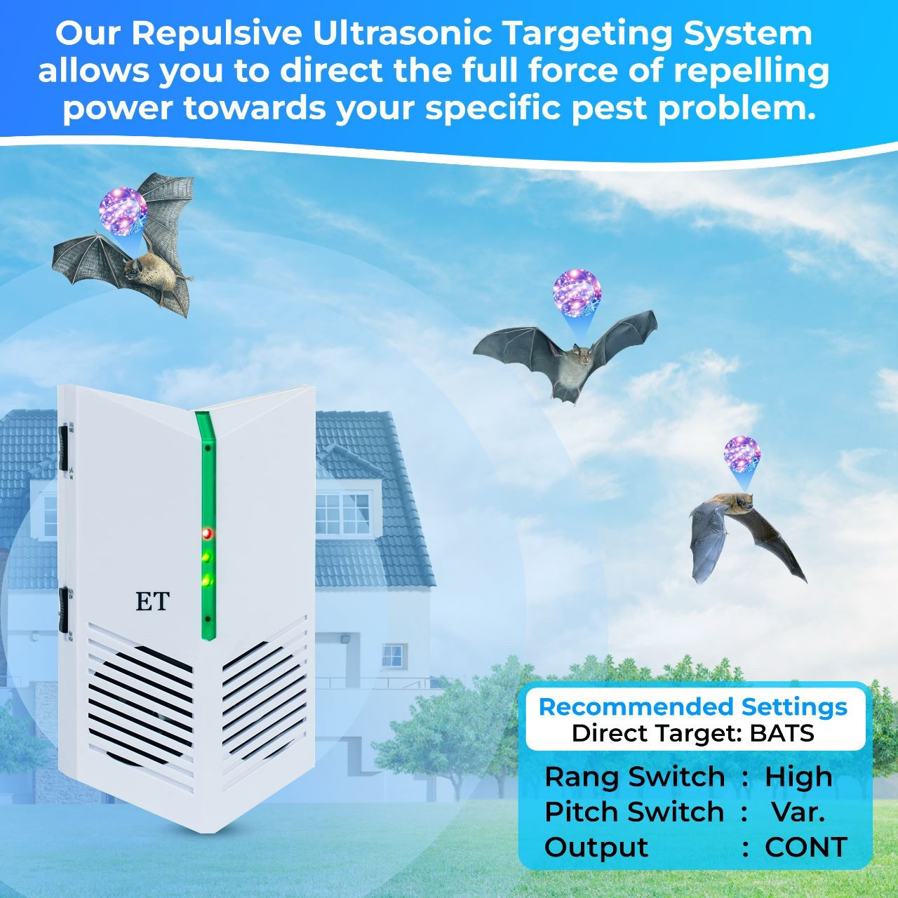 Bat Repeller | Bat Control | 100% Safe | ET Pest Control gallery