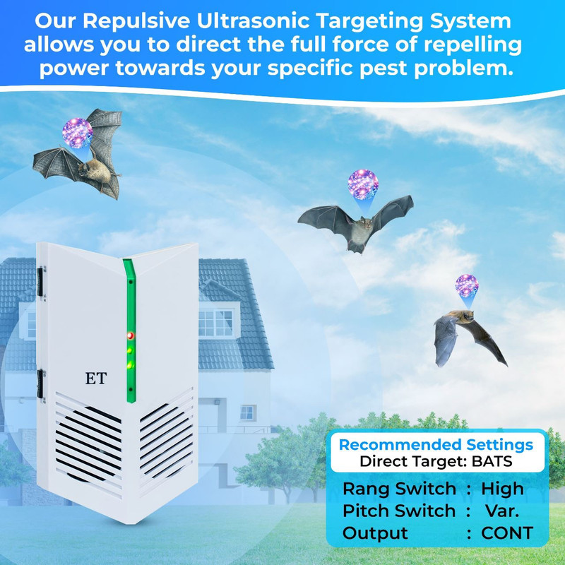 Bat Repeller | Bat Control | 100% Safe | ET Pest Control gallery