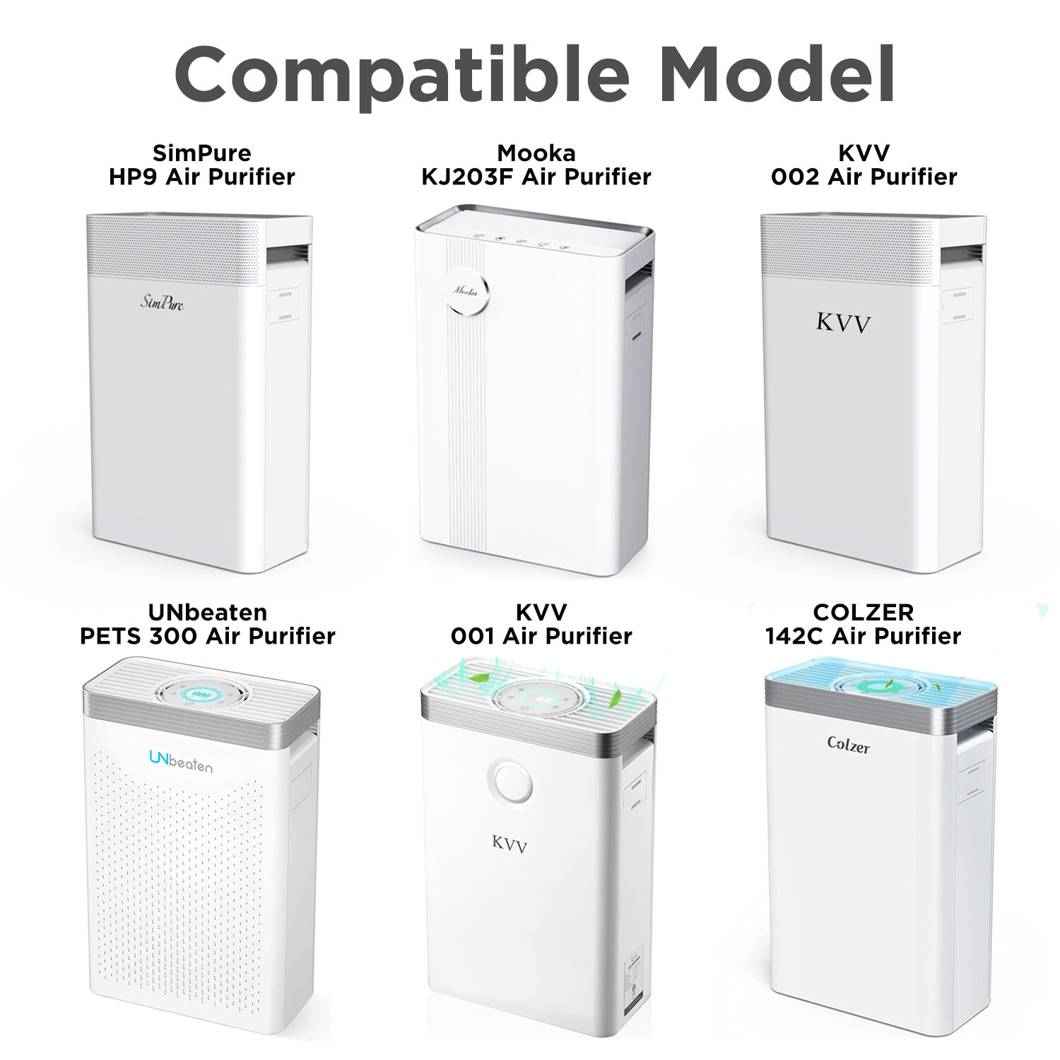 Original SimPure HP9 Air Purifier Replacement Filter True HEPA 4Stage Filtration gallery