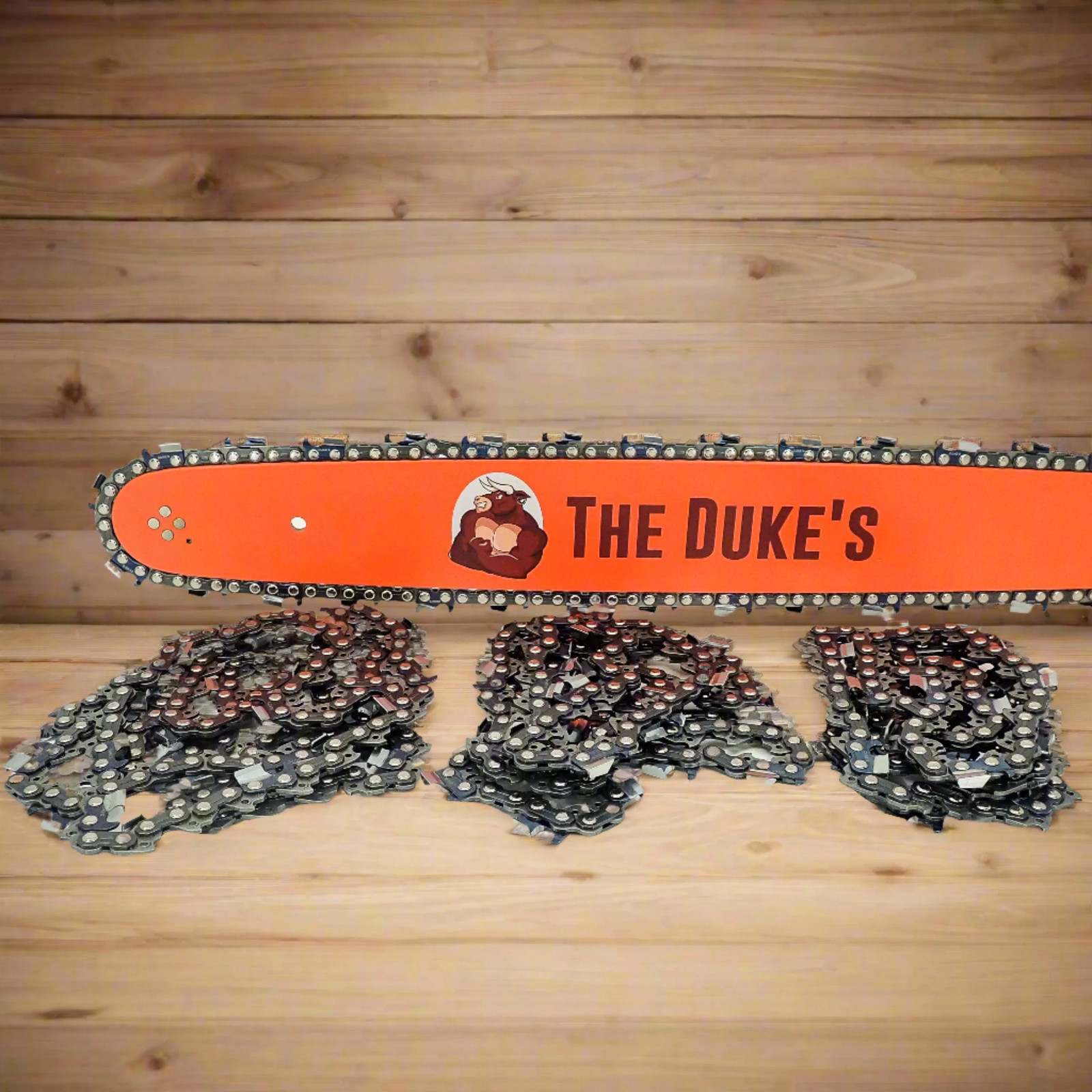 THE DUKE'S BAR AND 4 CHAINS FITS HUSQVARNA LARGE MOUNT 24" 3/8 .050 84DL gallery
