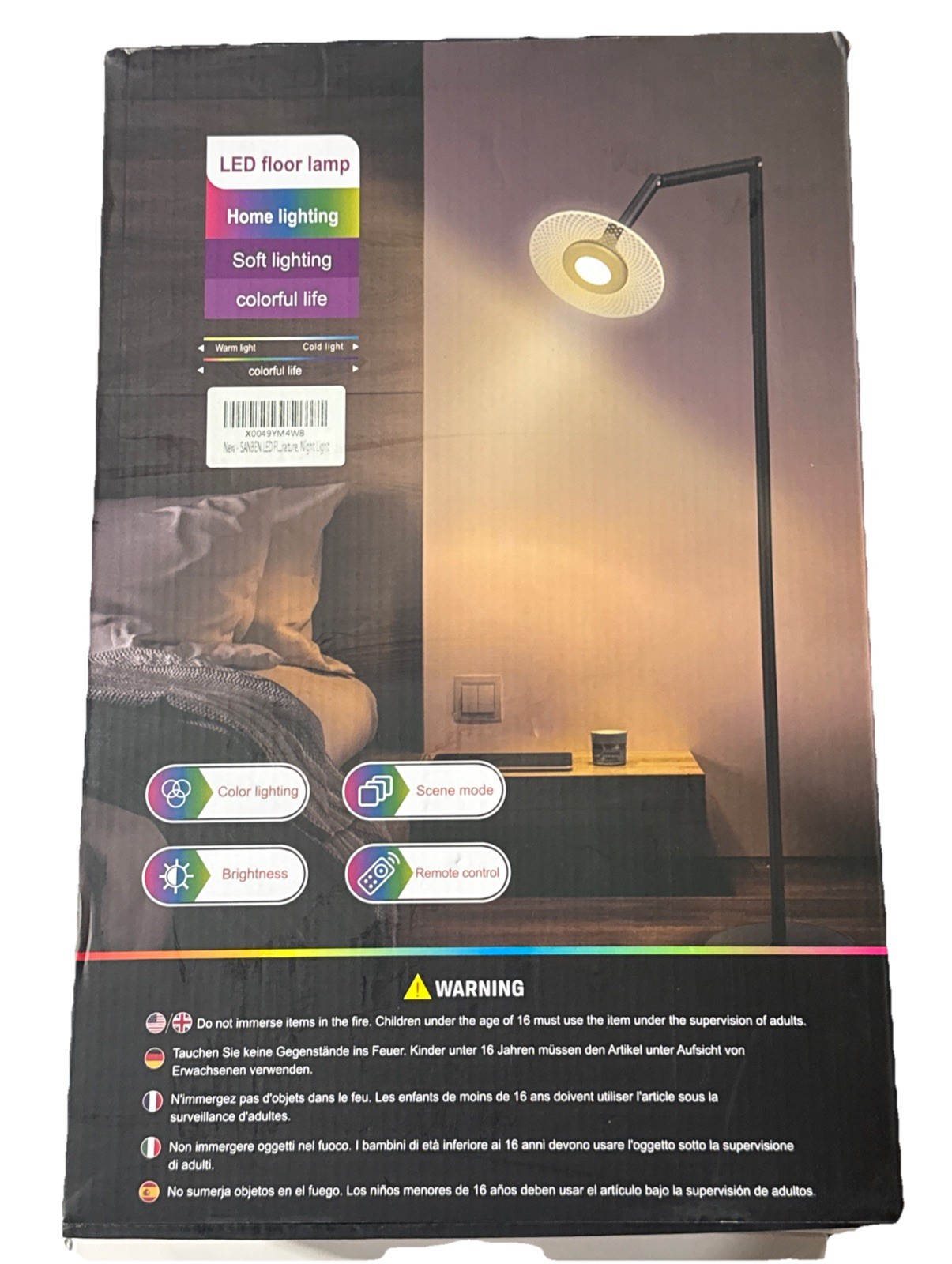 RBG Floor Lamp Set Of 2 With App Remote Control 70 Inches Tall gallery