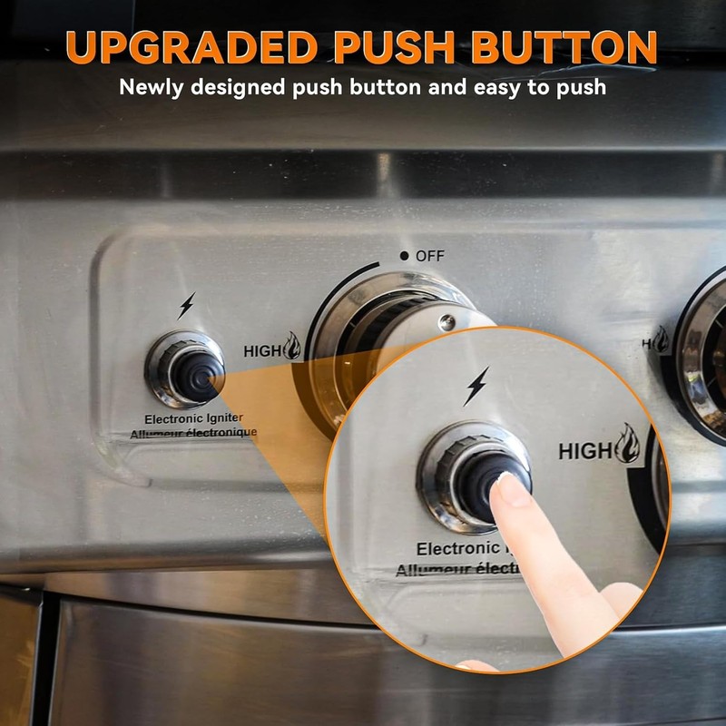 Grill Push Button Igniter Replacement for Brinkmann Grillmaster Grillware Others gallery