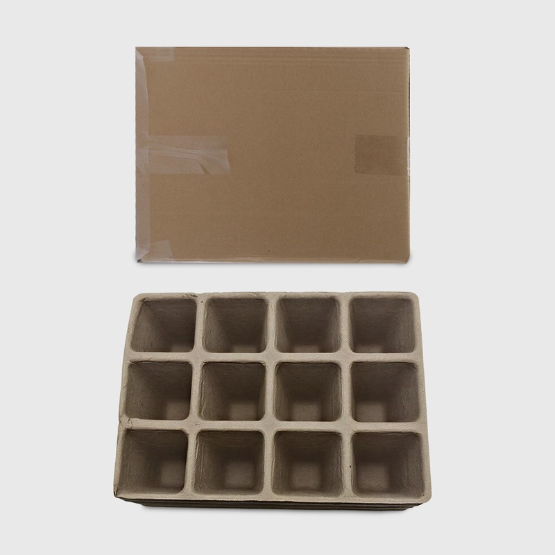 Pots Seedling Tray, 10 Pcs Biodegradable Seed Starter Pots, 12-hole Seedling Pot gallery