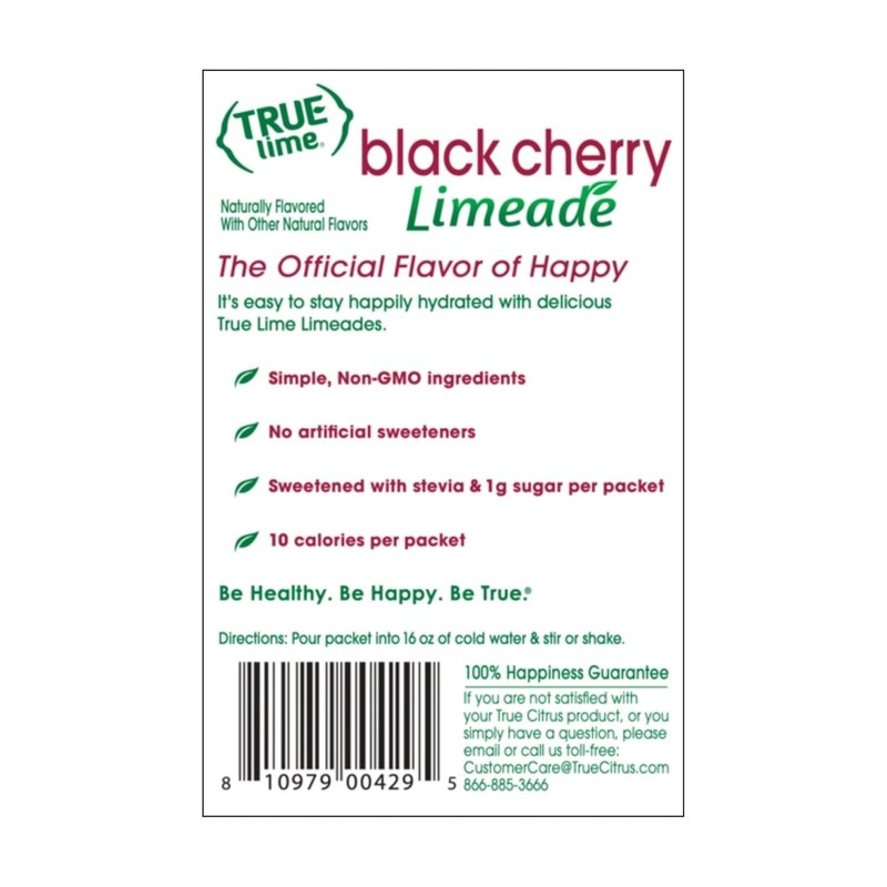 True Citrus Black Cherry Limeade Drink Mix 1.06 OZ gallery