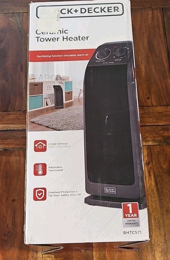 BLACK+DECKER Ceramic Tower Heater BHTC571 gallery