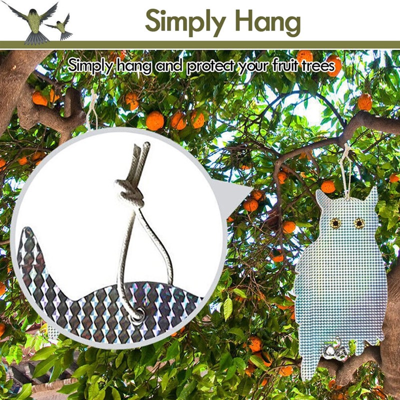 Bird Repellent Reflective Scare Owl Spiral Deterrent Control Device Repeller gallery
