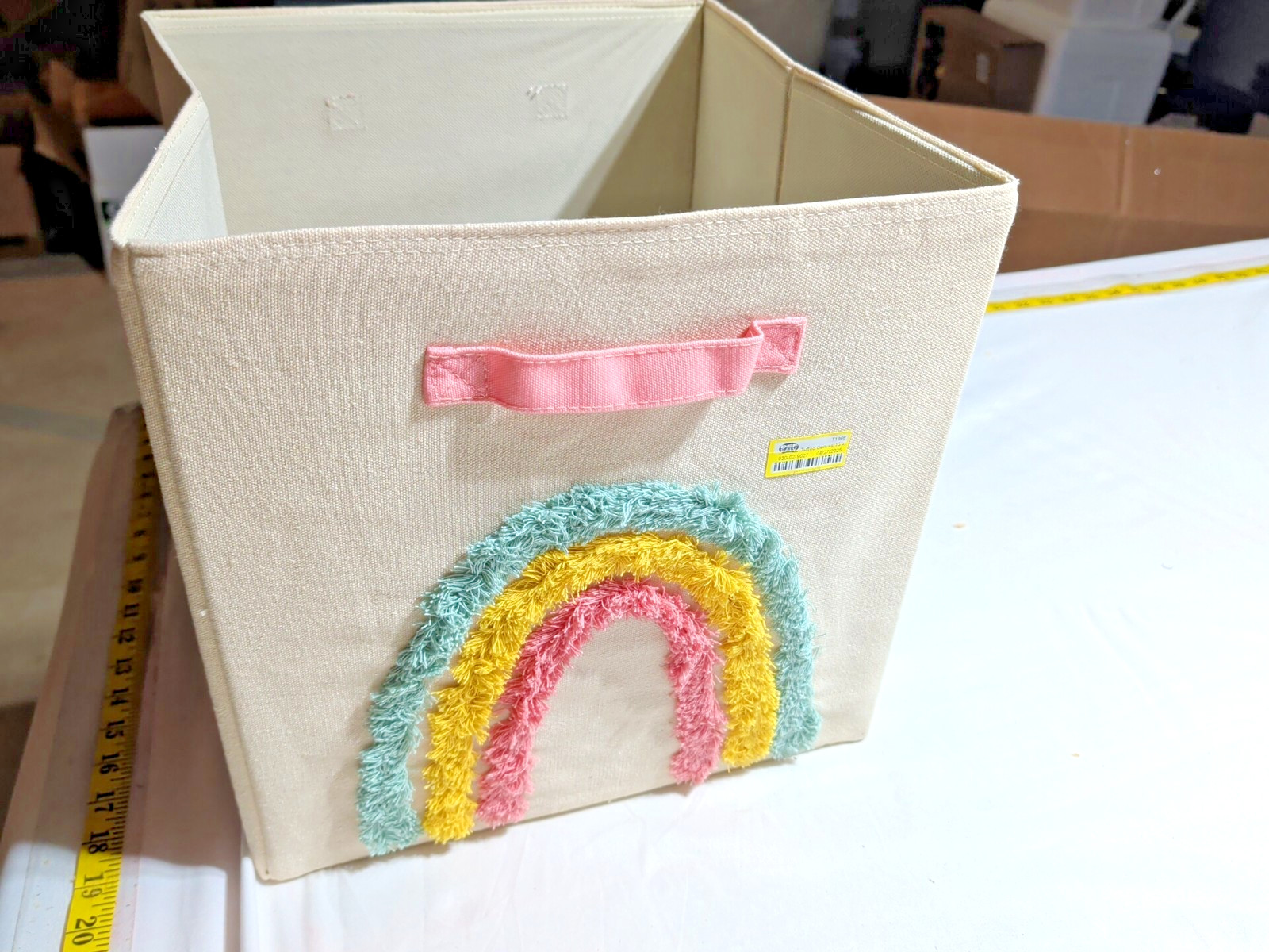 Rainbow Storage Container 13 Inch Sides Square Sturdy Free Shipping!!! gallery