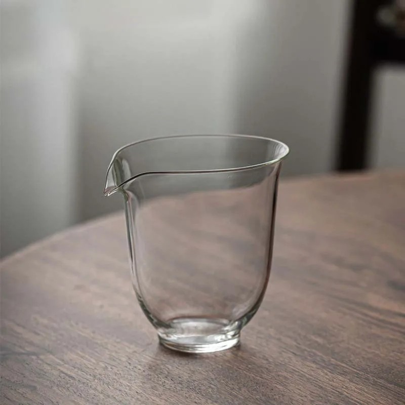 Highly Transparent Glass Fairness Cup 280ml 9.4oz Tea Dispenser Chinese Tea Set gallery