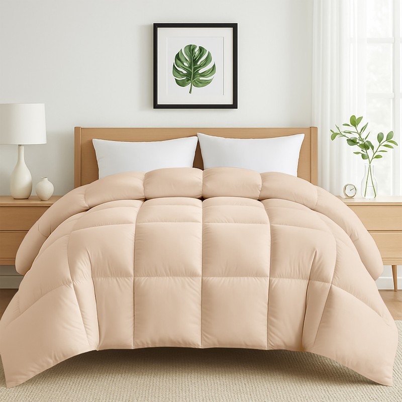 Down Alternative Comforter REVERSIBLE Microfiber Soft Duvet Insert All Seasons gallery