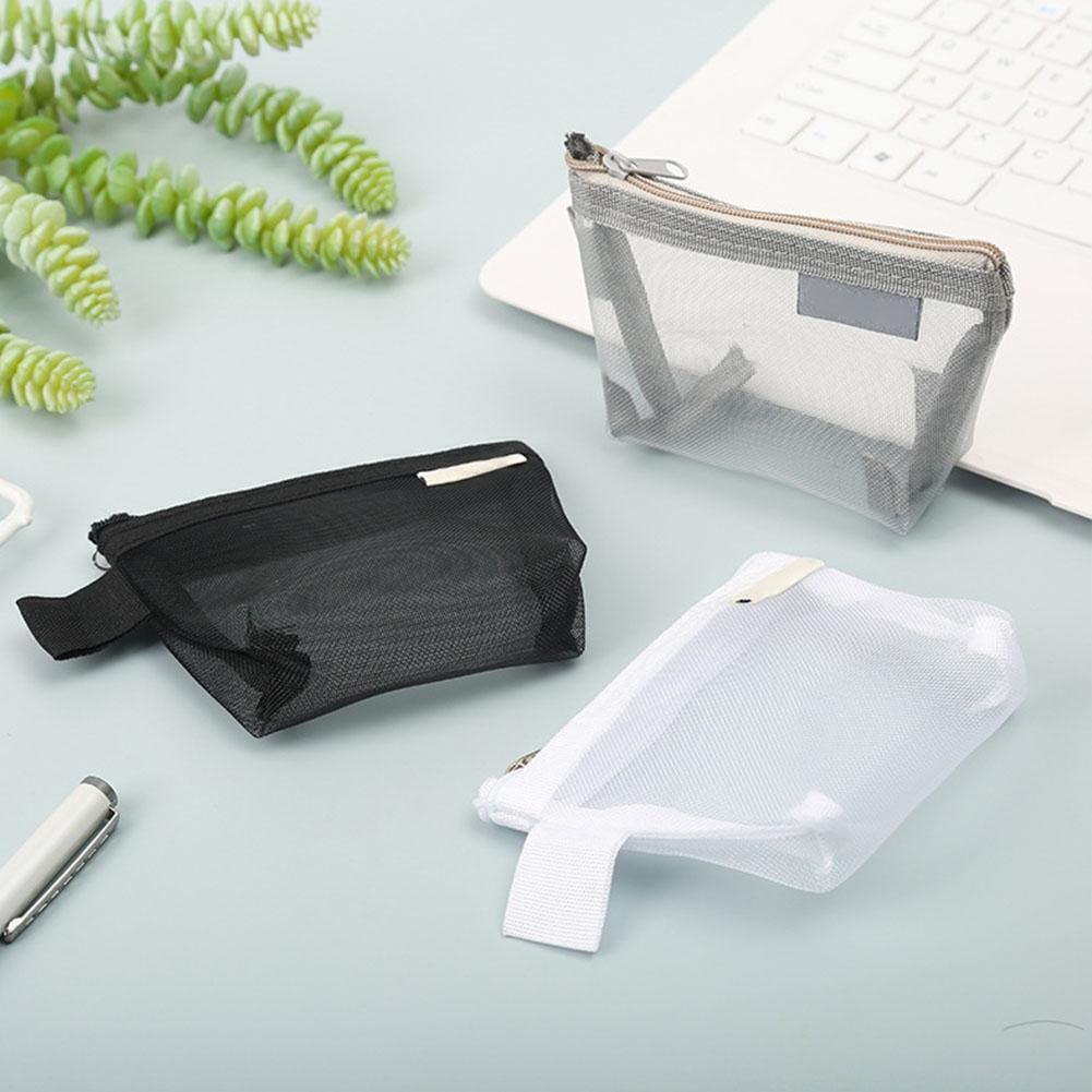 Mini Travel Toiletry Storage Cosmetic Bag Beauty Zip Makeup Organizer Pouch US gallery
