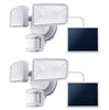 Home Zone Mesh Linkable Series Outdoor 2-Pack 2-head Security Solar Flood Lights gallery