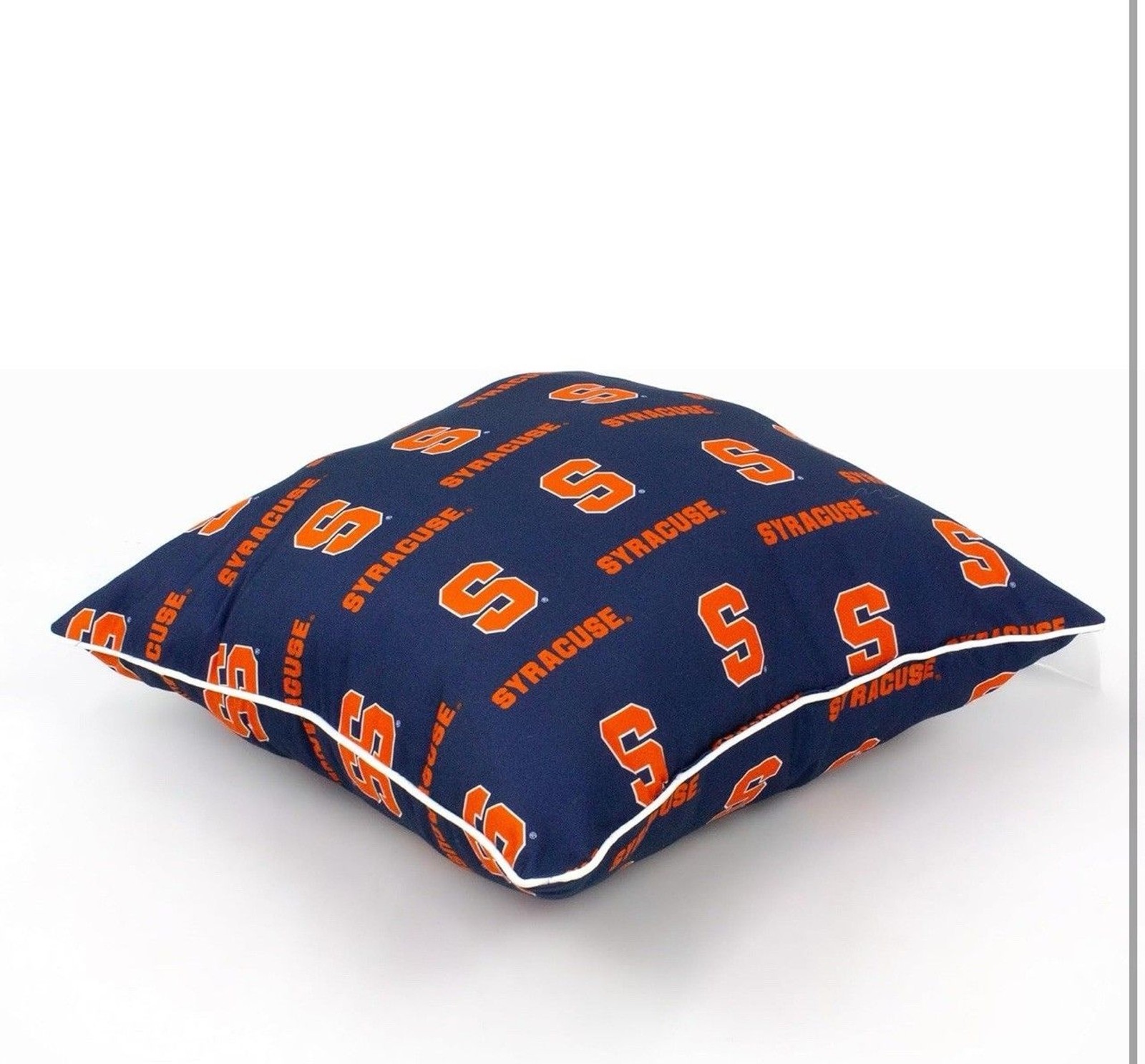 College Covers Single Decorative Pillow Pillow, Square, Syracuse Orange 16”x16” gallery