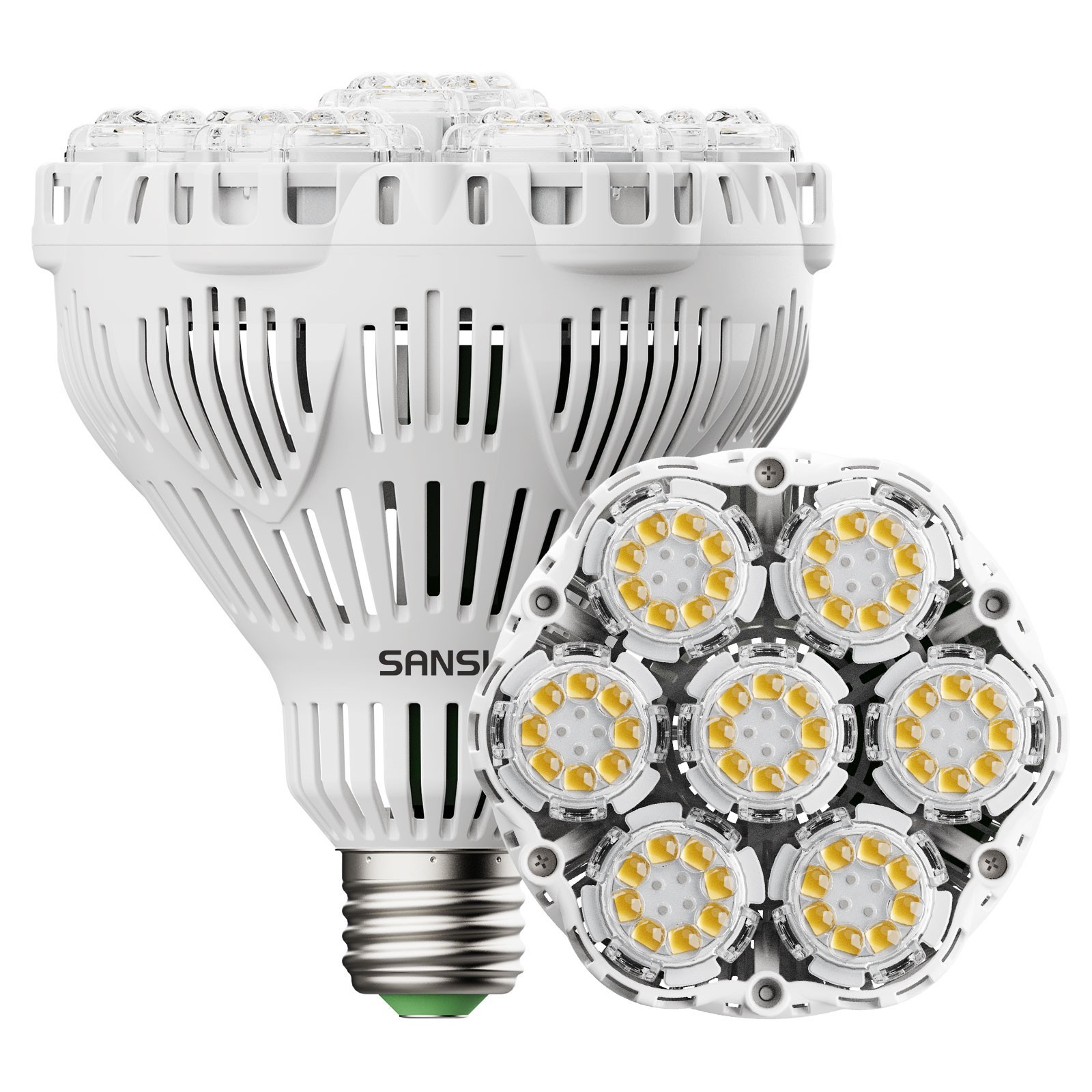 SANSI LED Light Bulb 6000LM 45W 5000K Daylight BR30 Home Workshop Replacement gallery