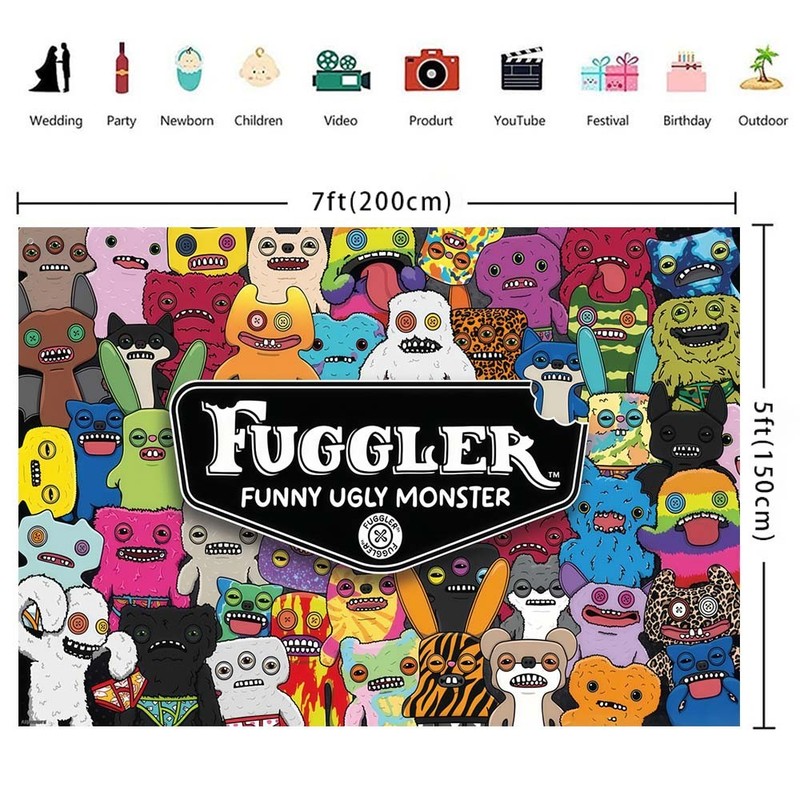 Fuggler Party Supplies Banner Backdrop Vinyl 5x3ft 7x5ft Birthday Decor gallery