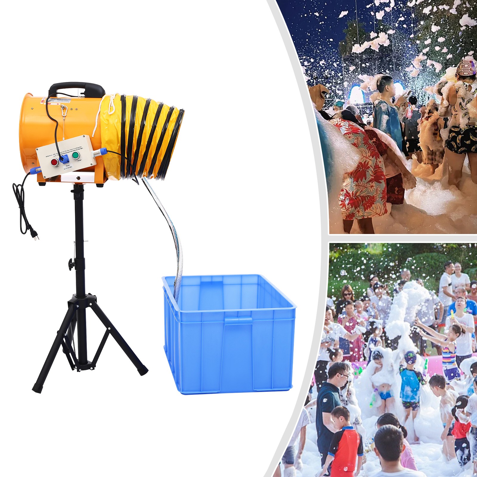Foam Machine for Party Foam Cannon for Garden Backyard Celebrations Pool 110V gallery