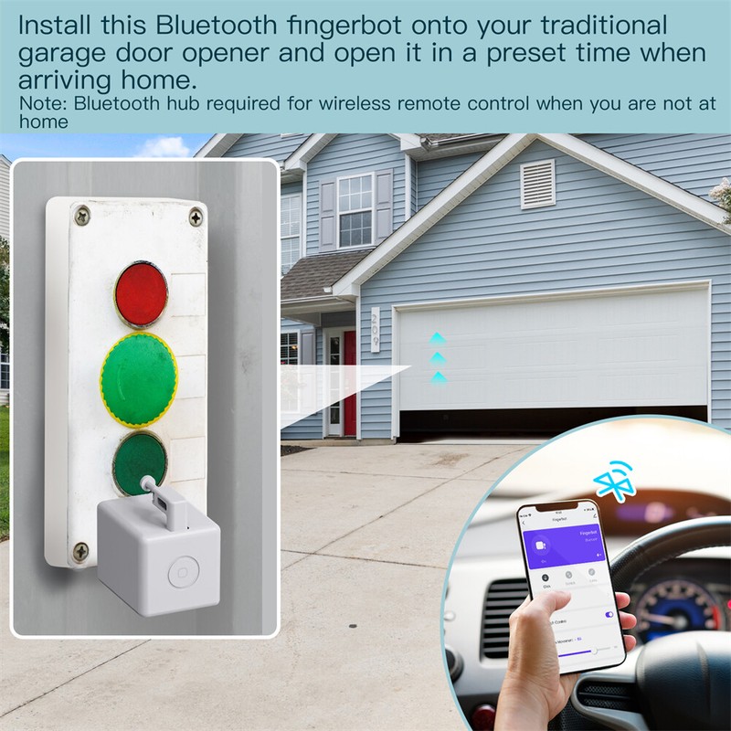 MOES Bluetooth Fingerbot Plus Smart Button Pusher No Wiring Switch APP Control gallery