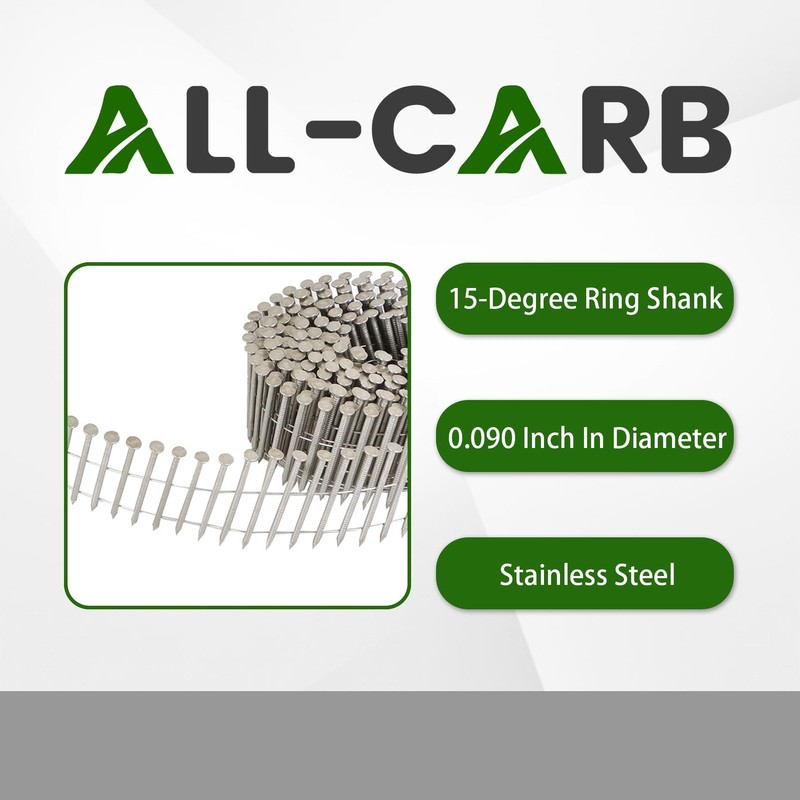 marddpair 3600 Count 13/4Inch x .090Inch 15Degree Ring Shank Stainless Steel ... gallery