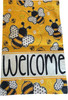 Welcome Flowers & Bees Summer Spring 12 X 18" Double Sided Garden Yard Flag gallery