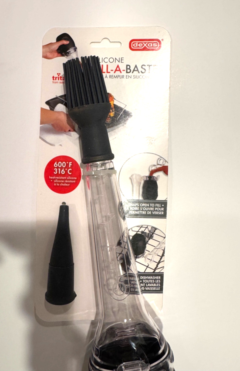 Fill-A-Baster Refillable Basting Bulb and Brush, Gray GB3-432 New gallery