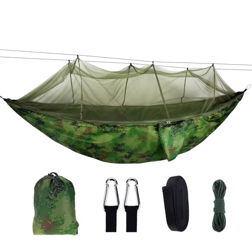 Camping Hammock Tent with Mosquito Net Portable Sleeping Hammock Hanging Bed gallery