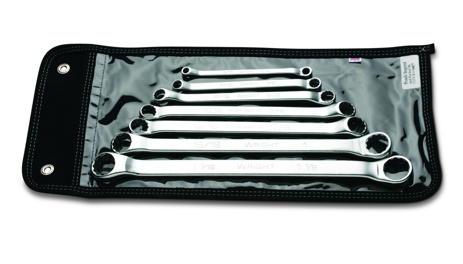 Wright Tool WRIGHTGRIP® 2.0 12 Point Box Wrench Set 7 Piece SAE 749 gallery